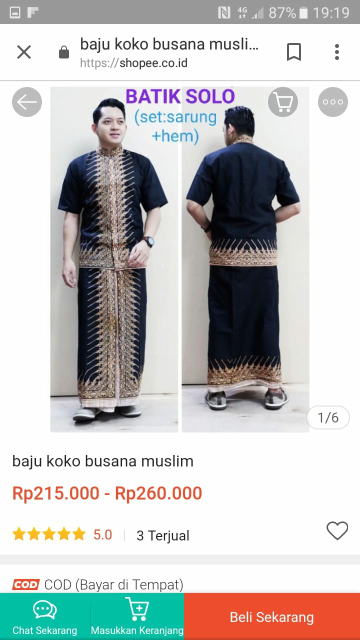 Hem Baju Pria
