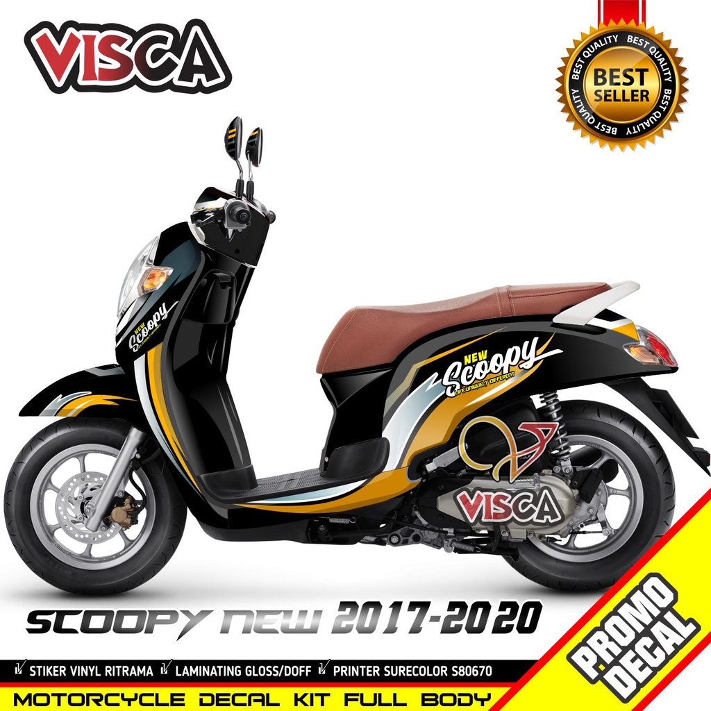 Decal Scoopy Full Body Stiker Scoopy 2017-2020 Stiker Scoopy Full Body Decal Scoopy New Simple