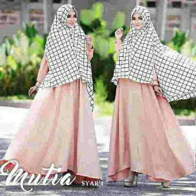 GAMIS SYARI - SET GAMIS SYARI MUTIA SV