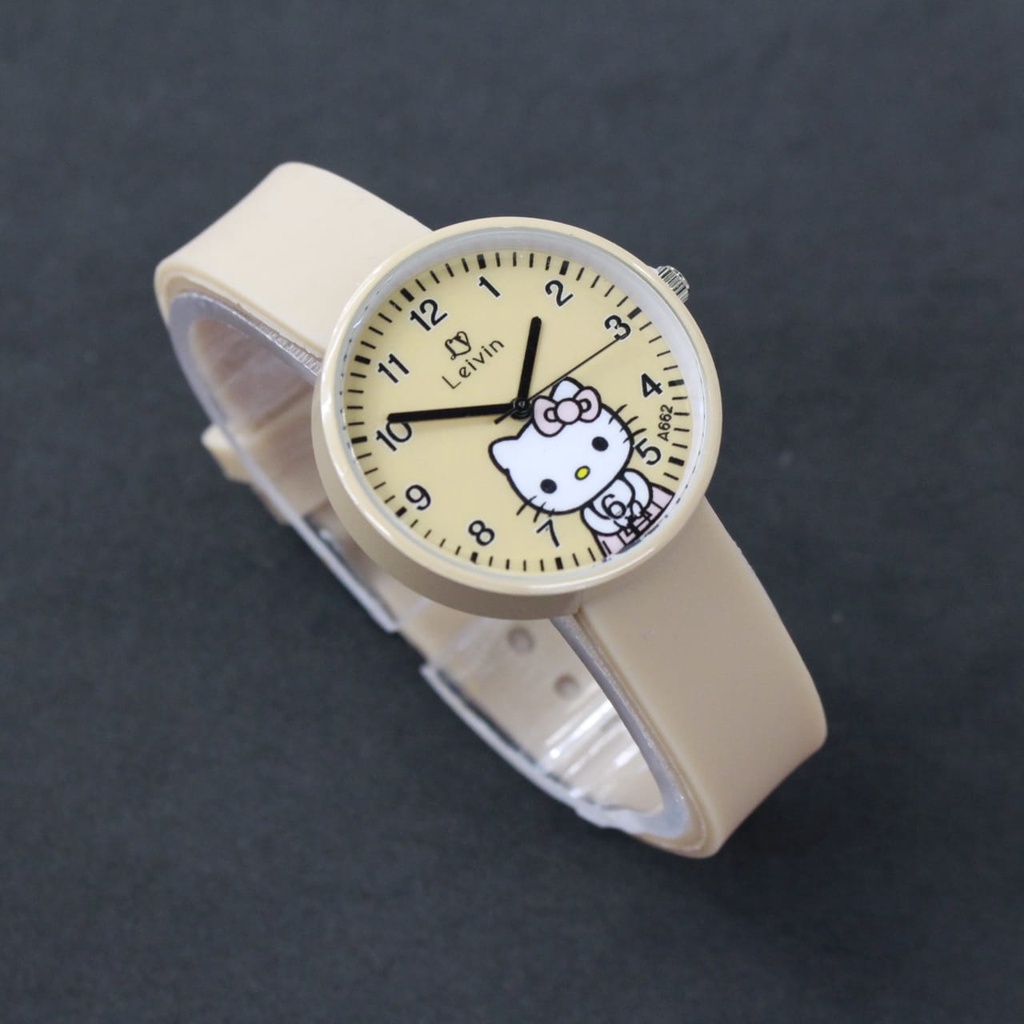 JAM TANGAN CEWEK LEIVIN KITTY FASHION WATCH/JAM TANGAN ANALOG CEWEK/JAM TANGAN CEWEK/JAM TANGAN FASHION/