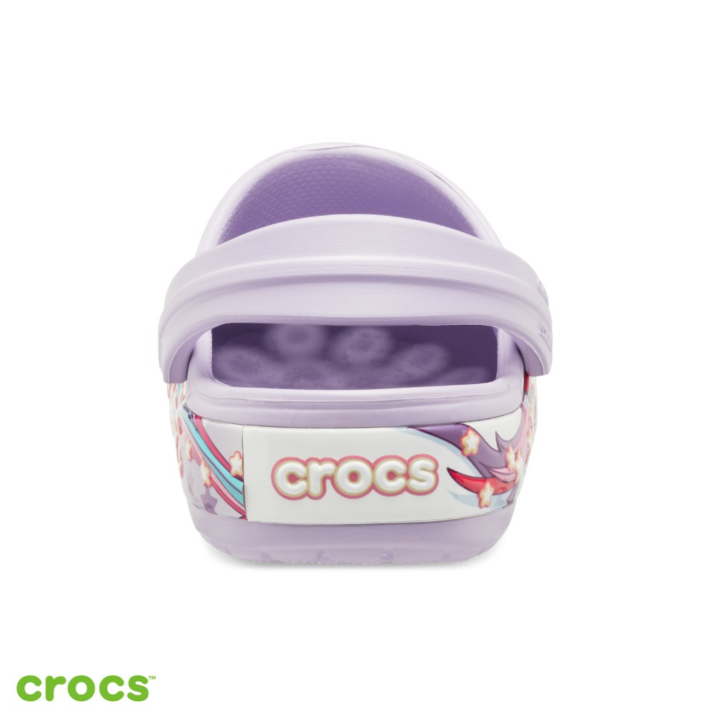 Crocs Kid's Fun Lab / Crocs Karakter Unicorn / Sandal Anak  Perempuan / Crocs Anak Perempuan / Anti Licin - Purple -206270-530