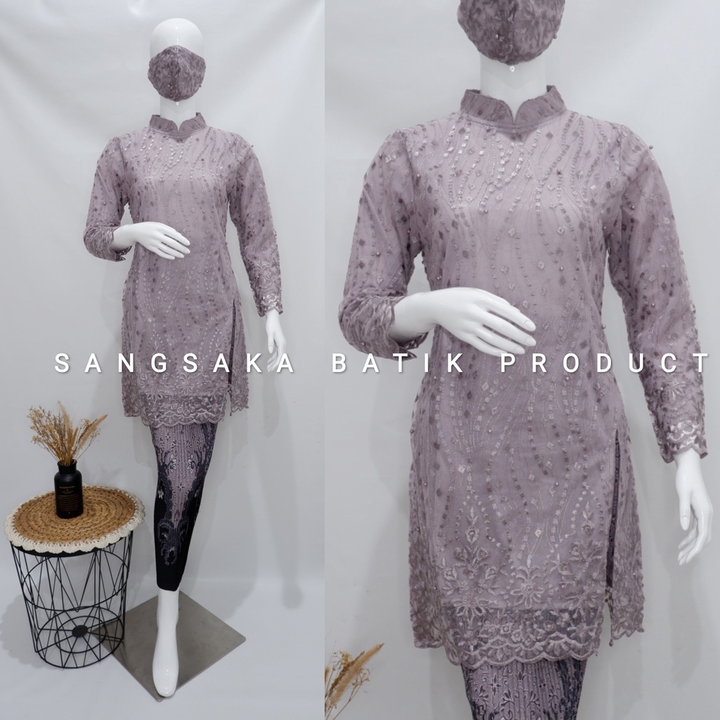 Kebaya Tunik / Tunik Brokat / Kebaya Modern / Kebaya tile / Kebaya Favorite / Batik Couple