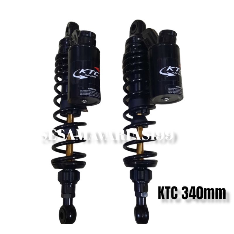 Shock ktc shockbreaker copy ktc full black tabung double 340mm nmax rxking shogun aerox dll