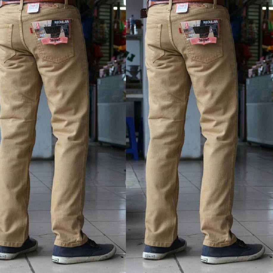 levis 505 khaki jeans