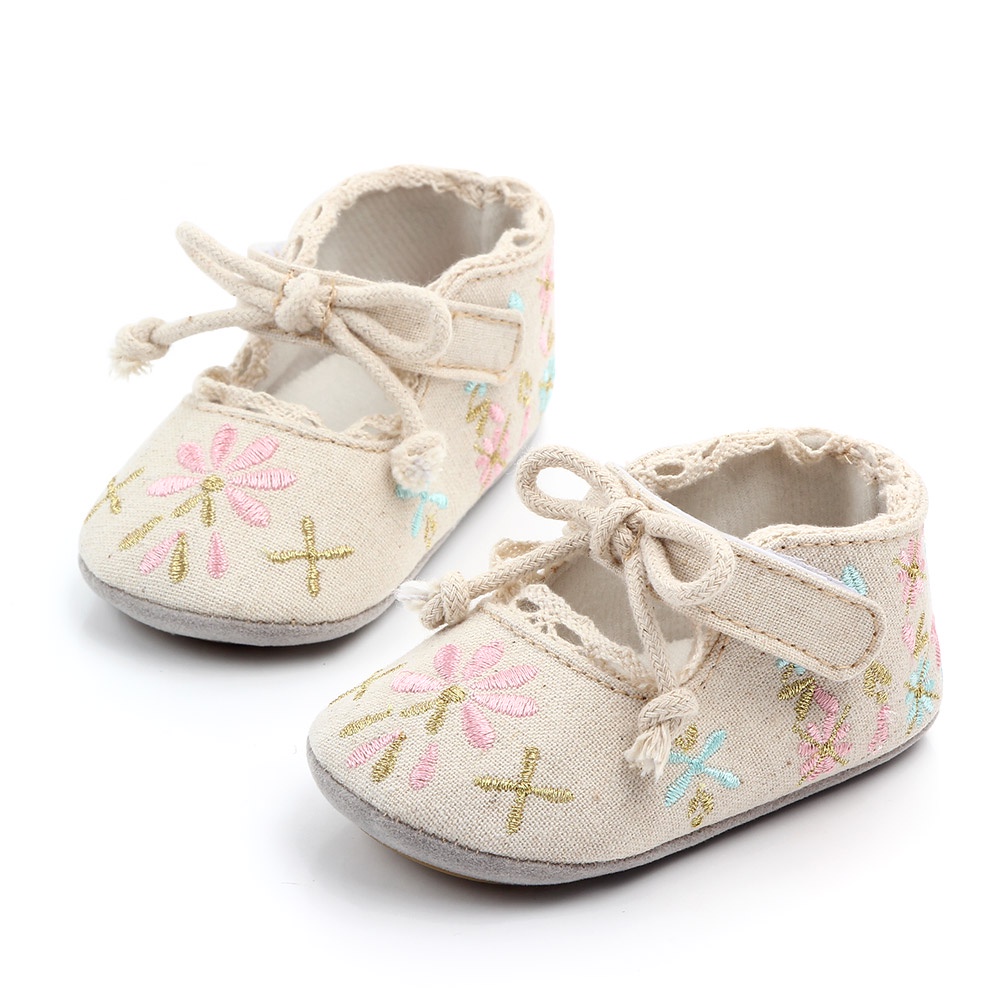 Sepatu Bayi Perempuan Cantik - Sepatu Prewalker Bayi 0-18 bulan S981