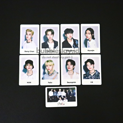 Official Photocard From Stray Kids Japan Scars Merchandise PC
