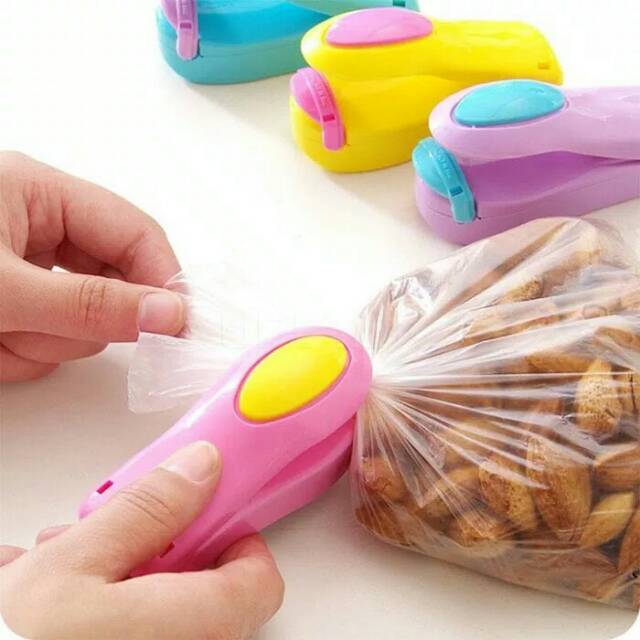 Mini Hand Sealer Plastic - Alat Perekat Segel Plastik Kemasan Snack Makanan