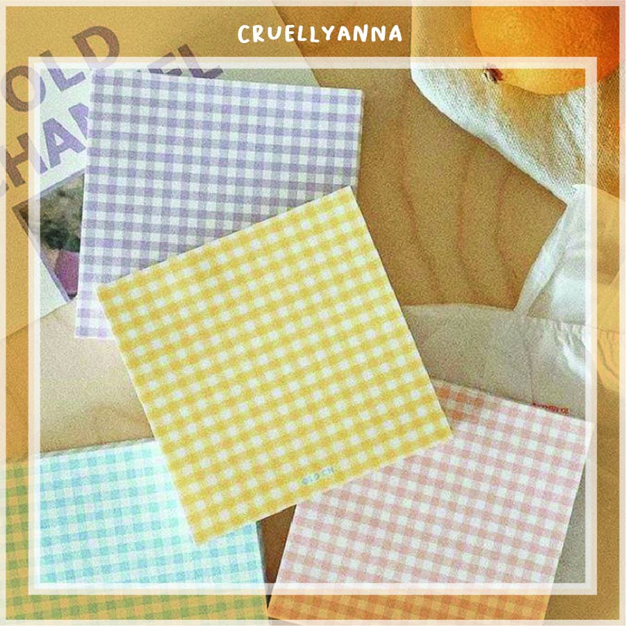 

[CRUELL] 50 Lembar 80 gsm OLD CHANNEL GRID Memo Note Paper Notepad - 015