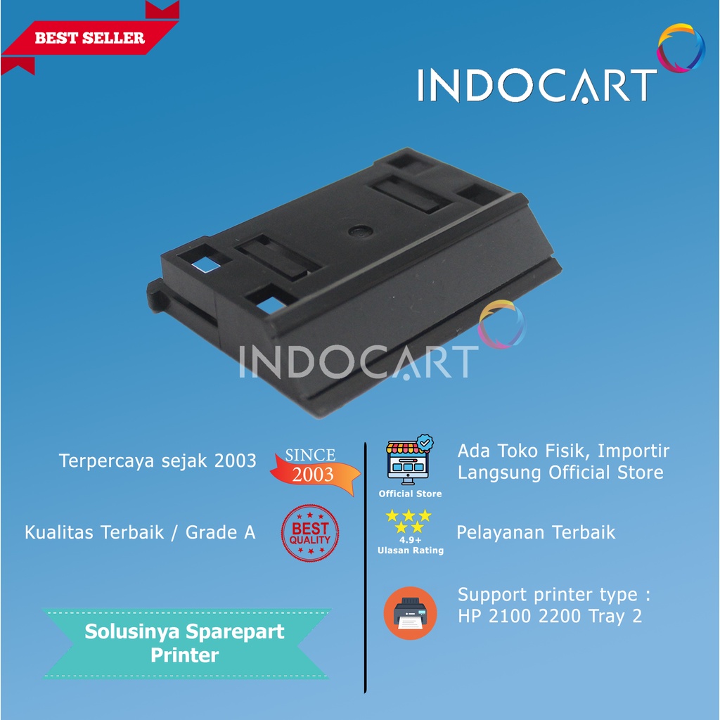 Separation Pad-HP 2100 2200 Tray 2 RB2-6349