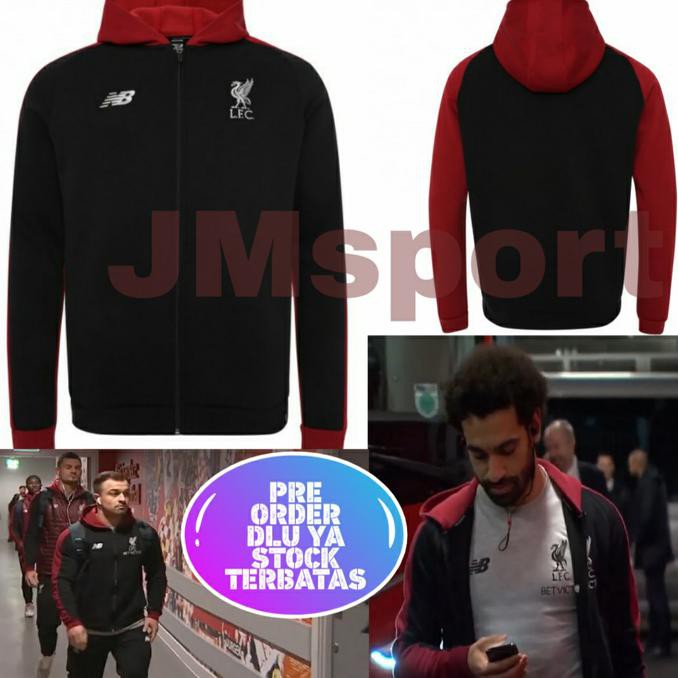 BI9 SALE JAKET BOLA HOODIE LIVERPOOL LFC PREMATCH 2018-2019 GRADE ORI SDWD