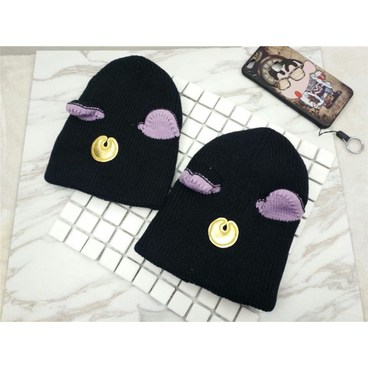 TKLU topi kupluk wanita kucing ear cat ekomimi sailormoon sailor moon luna rajut hangat korea jepang