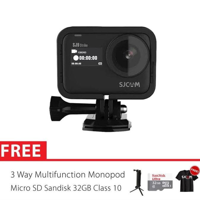 SJCAM SJ9 Strike 4K Supersmooth EIS Action Kamera 3 Way Basic 32GB