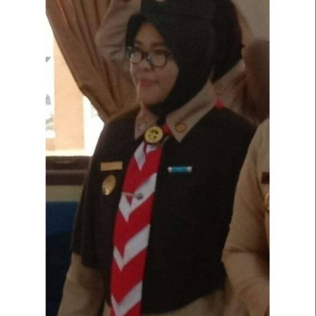 Kerudung Sekolah Pramuka Kerudung Pramuka Berkerah