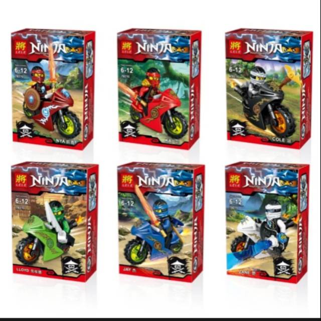 Mainan lego ninjago bermotor 1pcs
