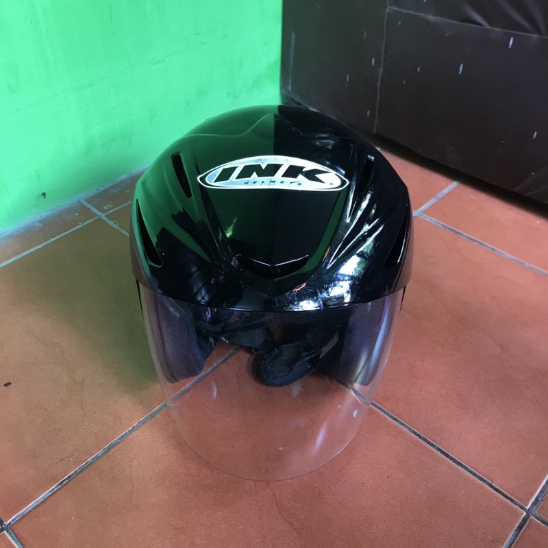 Helm Ink Cx22 Ori Bekas (Hitam Glossy)
