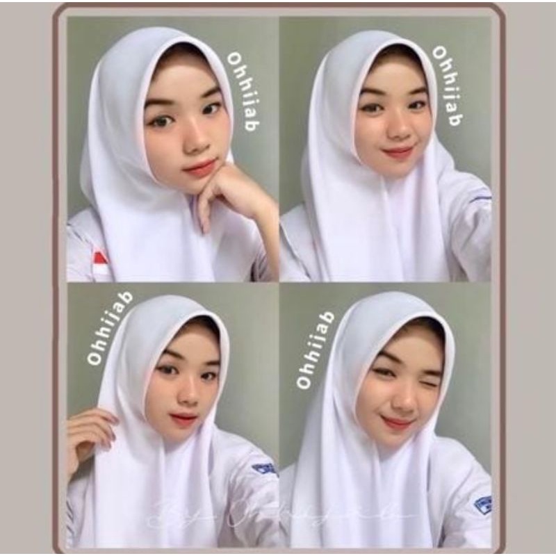 segi empat Paris premium jahit tepi/kerudung katun paris premium polos/Paris premium voal/Paris premium terlaris/Paris premium voal