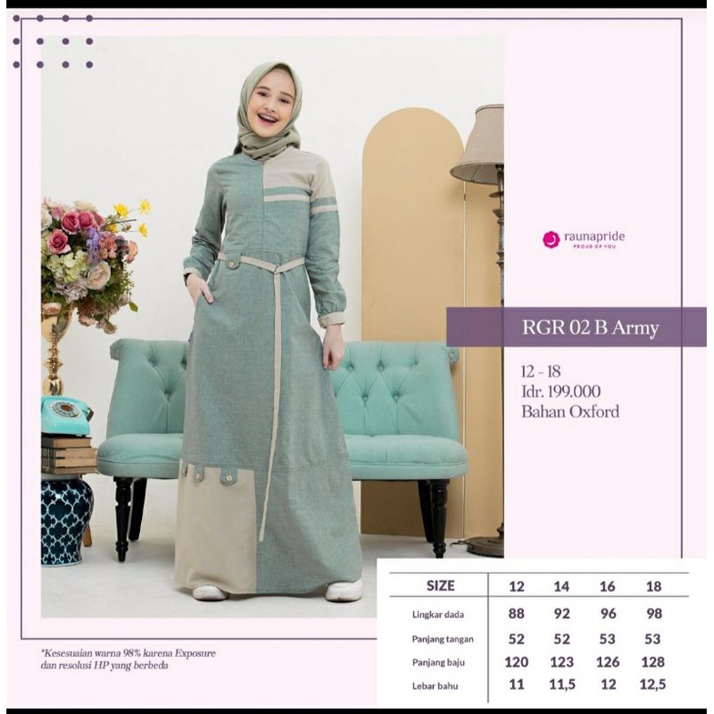 Gamis Rauna RGR 02 B Army. 18