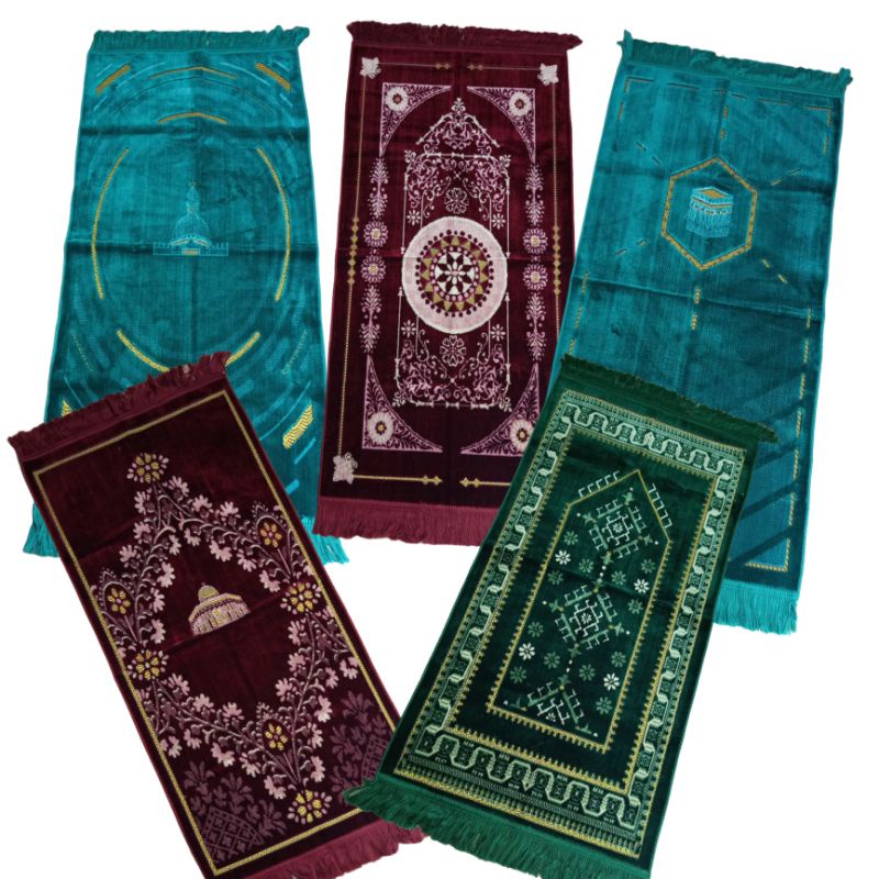 Sajadah dewasa,sajadah bludru Alif turkiye kcl