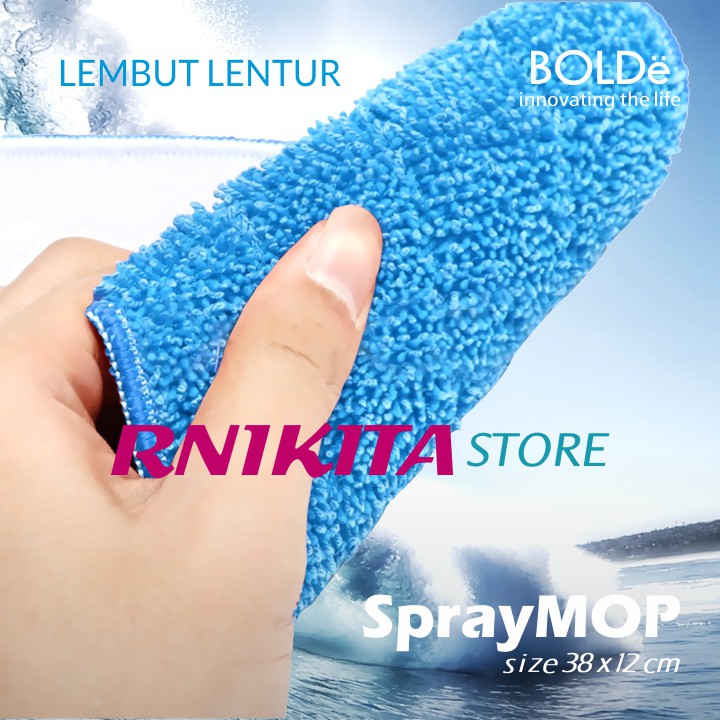 BOLDe KAIN PEL SPRAYMOP ULTIMA SUPREME - Refill Kain Pel Warna Blue