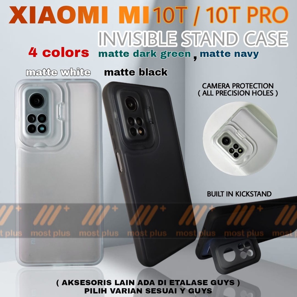 CASING XIAOMI MI10T / MI 10T PRO INVISIBLE STAND CASE