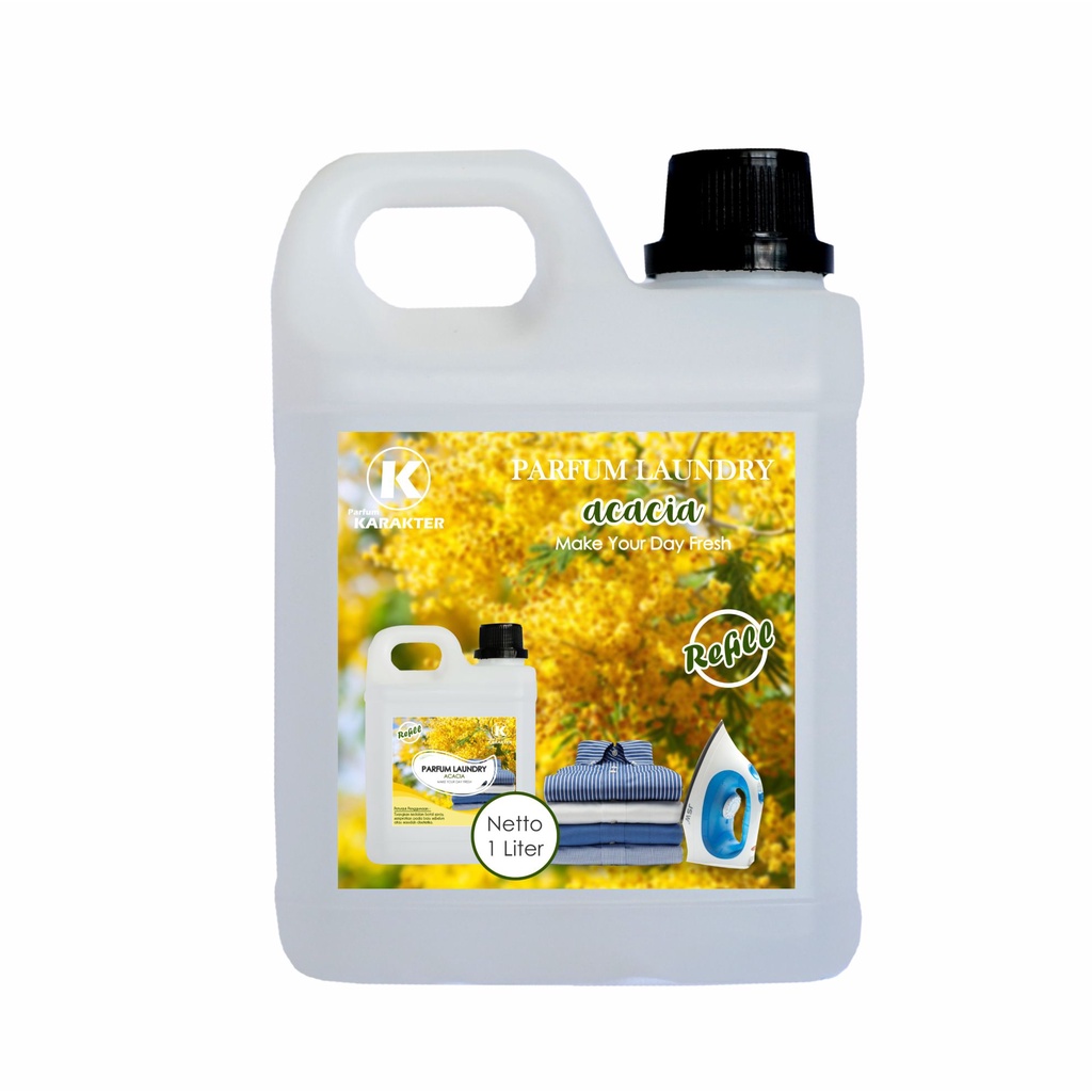 Parfum Laundry Acasia 1 Liter | Pewangi Laundry Pakaian Harum Murah Wangi Tahan Lama | Bisa Cod | Terlaris