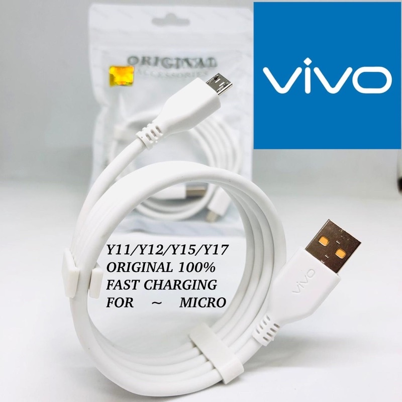 PROMO KABEL DATA VIVO ORIGINAL COPOTAN Y11/12/15/17 MICRO SUPPORT FAST CHARGING ALL SMARTPHONE