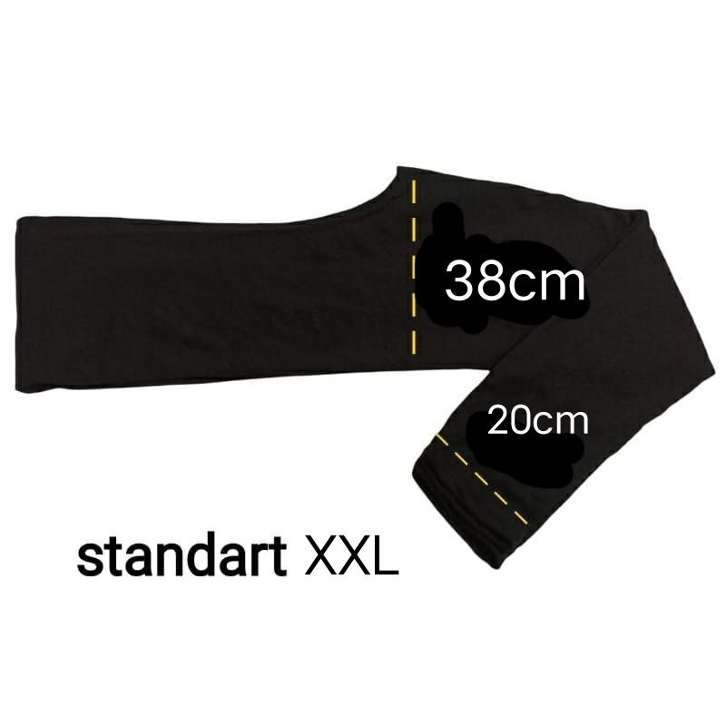 Manset Tangan Sambung Bolero L XL XXL (Spandex Rayon Premium) Manset Tangan Anti Melorot