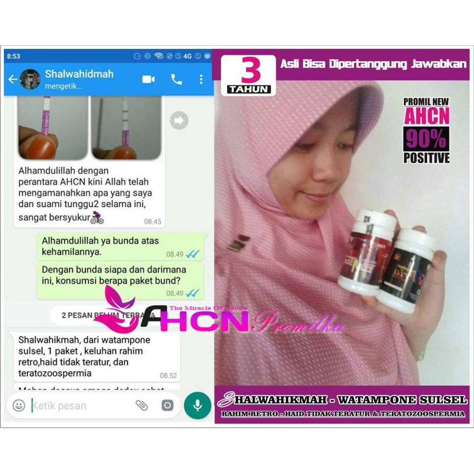Promil Neo AHCN Obat Herbal Penyubur Kandungan Rahim Wanita Penyubur Sperma Encer 90% Berhasil Hamil-3