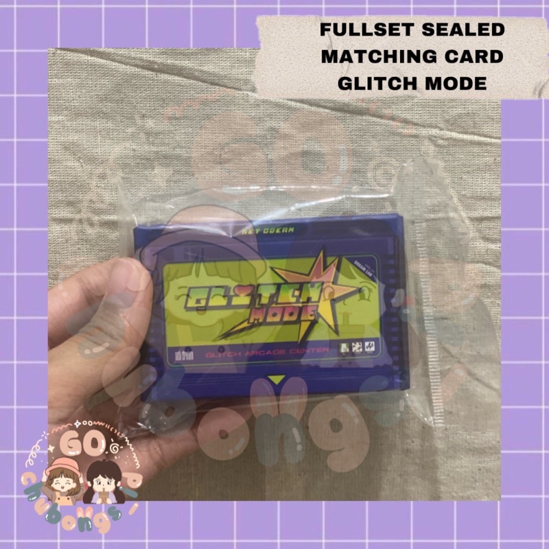 [READY STOCK] FULLSET SEALED MATCHING CARD GLITCH MODE NCT DREAM MARK RENJUN JENO HAECHAN JAEMIN CHE