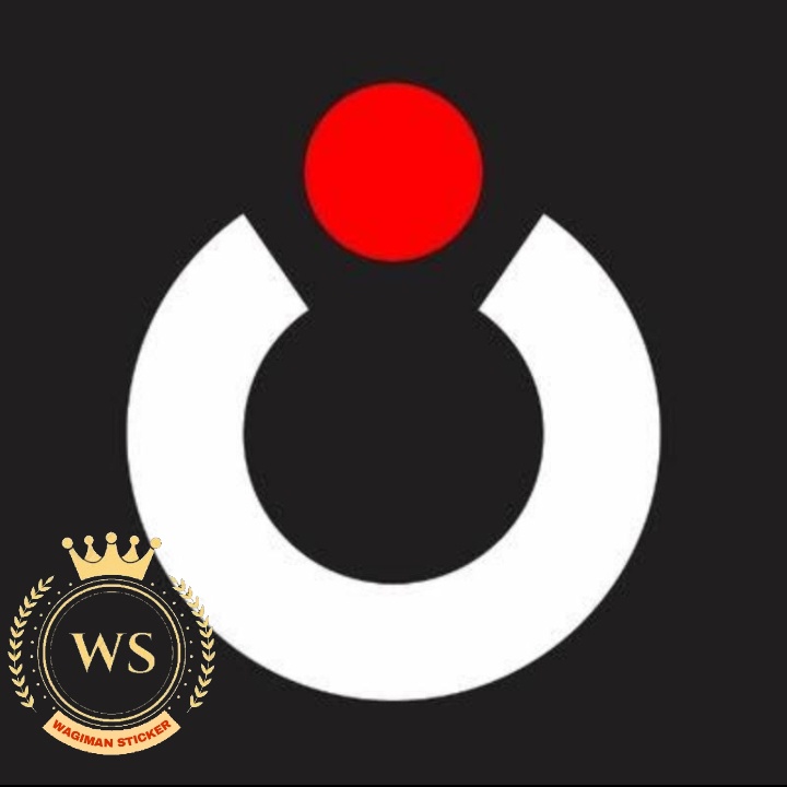 sticker logo nun, cak nun /sticker custeam  / custeam / stiker montor /modifikasi