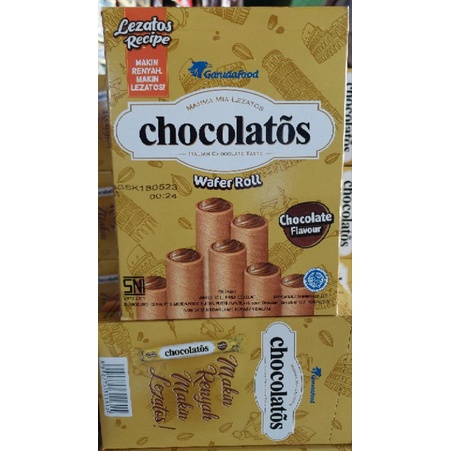 

Gery Chocolatos Wafer Roll Coklat isi 24Pcs