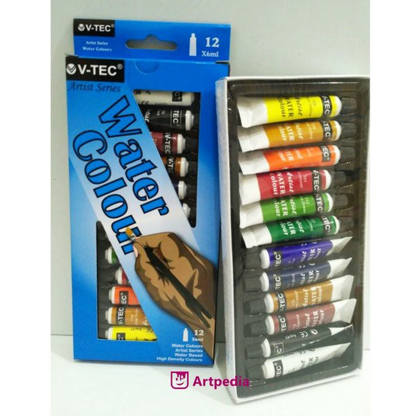 

Termurah V-tec Watercolour Set 12 / Cat Air V-tec 12 Warna Special