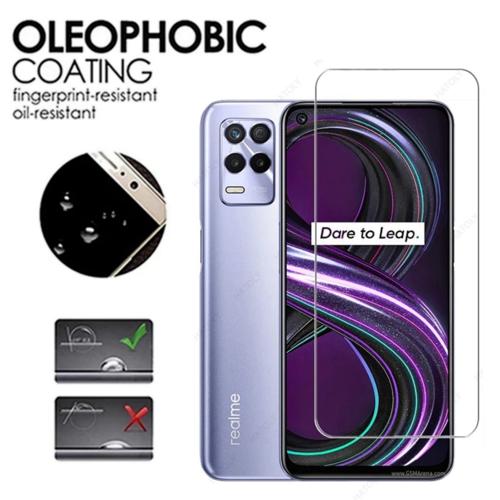 Tempered Glass REALME 8s 5G Anti Gores Layar Clear Screen Protector Handphone