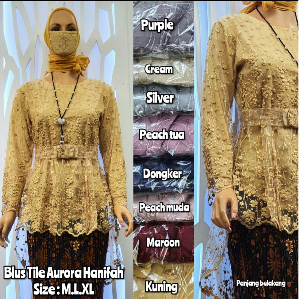 Kebaya aurora / KEBAYA WISUDA / KEBAYA ANAK MUDA /KEBAYA PINQUIN