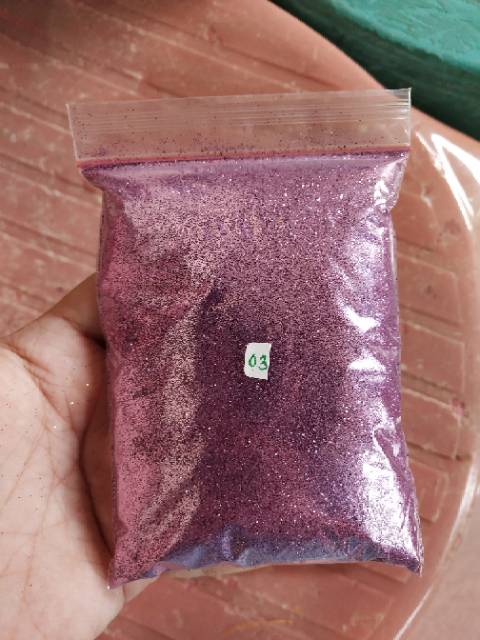 SERBUK GLITTER ANEKA WARNA UNGU / GLITTER VIOLET