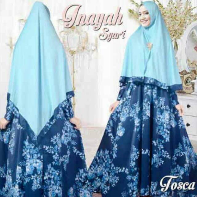 Gamis Inayah Syar'i busui busana muslim ready stock