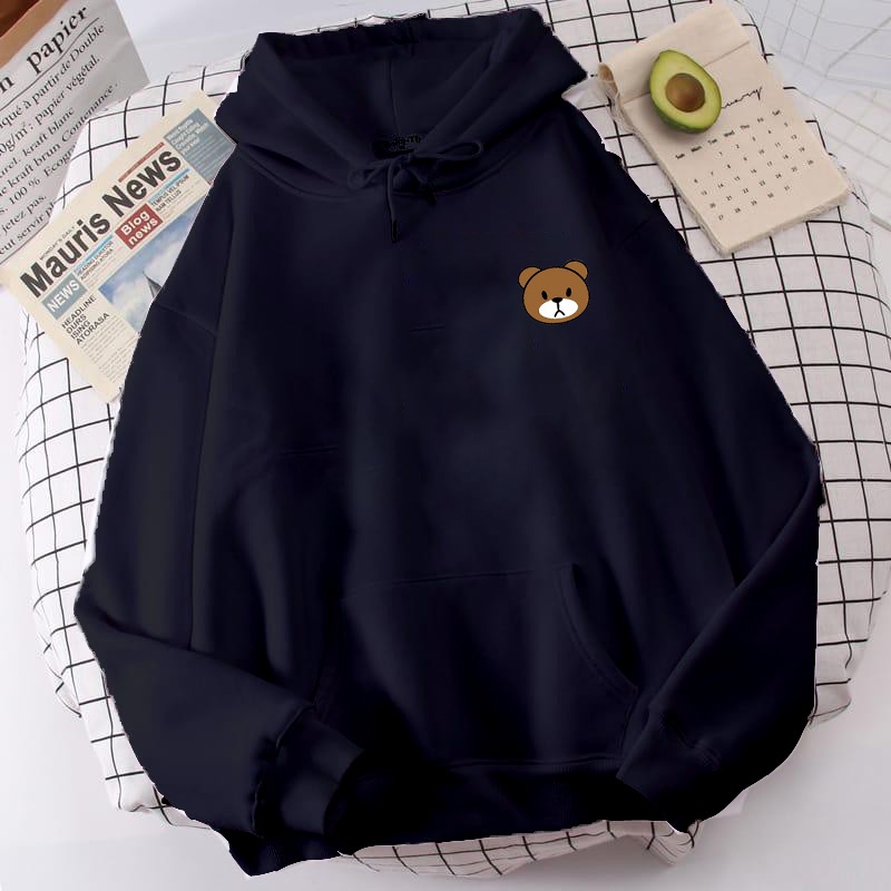 Sweater Wanita/Cewek  Hoodie Animal Series Bear/Hamster/Cat