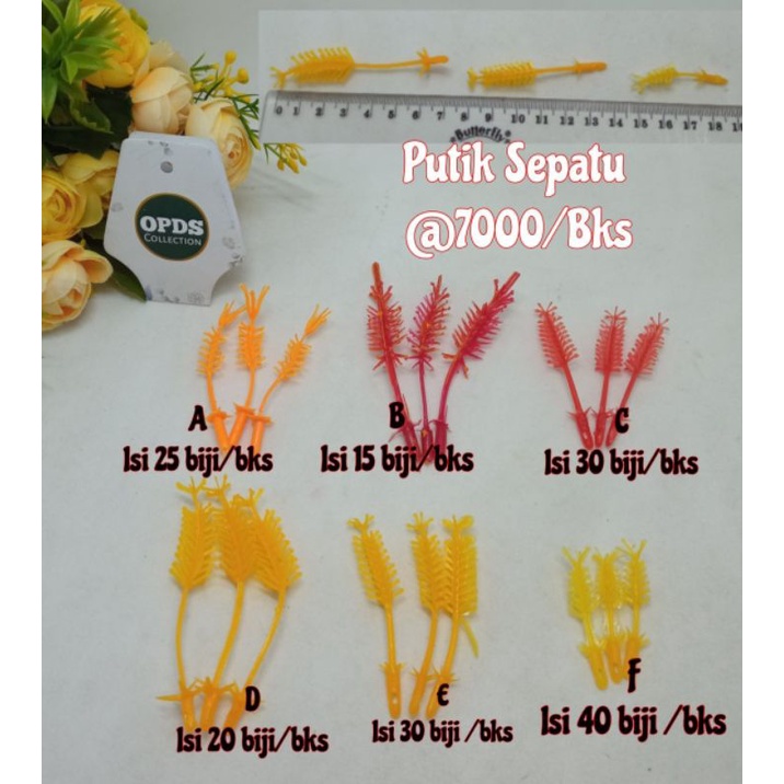 Putik Sepatu Putik Bunga Sepatu Putik Bunga Putik Plastik Putik Sepatu Imitasi