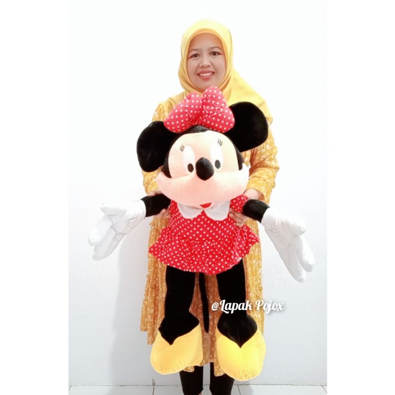 Boneka Mickey Mouse &amp; Minnie Mouse Jumbo