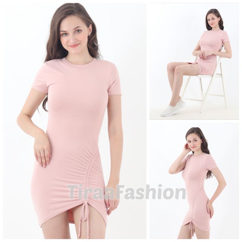 DRESS SERUT VIRAL BODYCON STRETCH TERMURAH