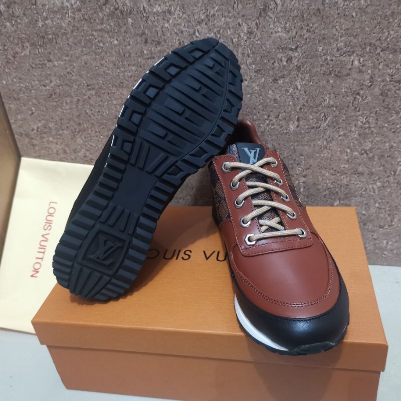 Sepatu lv sneaker mirror quality lou is vuitton shoes