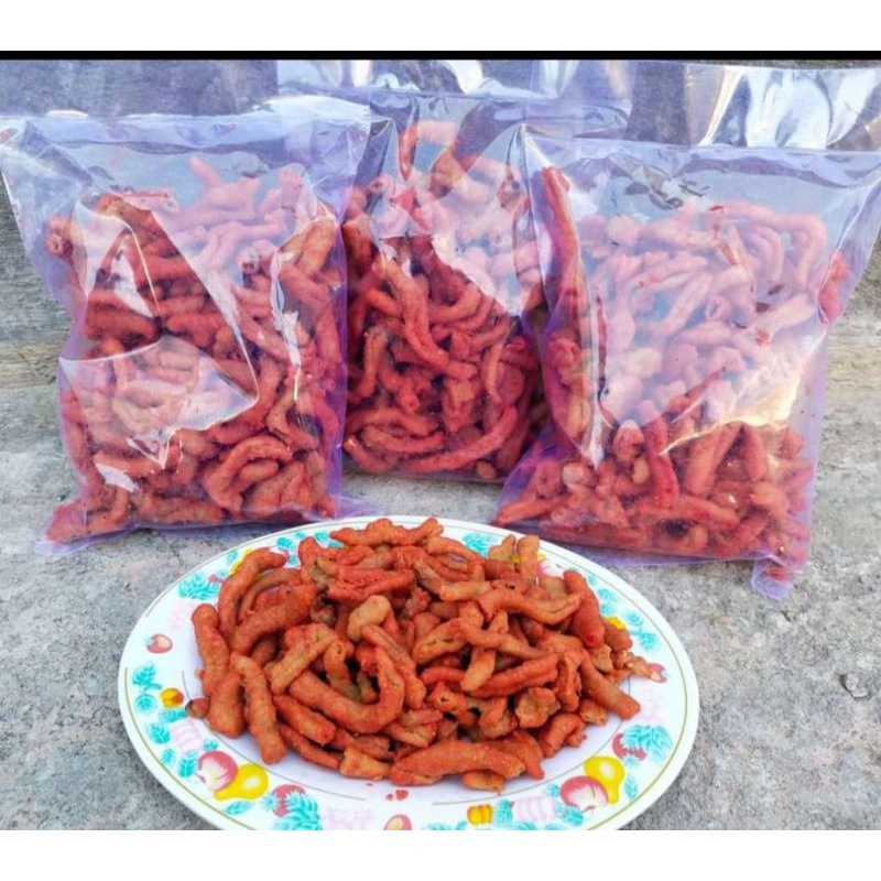 

kripik usus balado 50 dan 100 gram enak gurih lezat