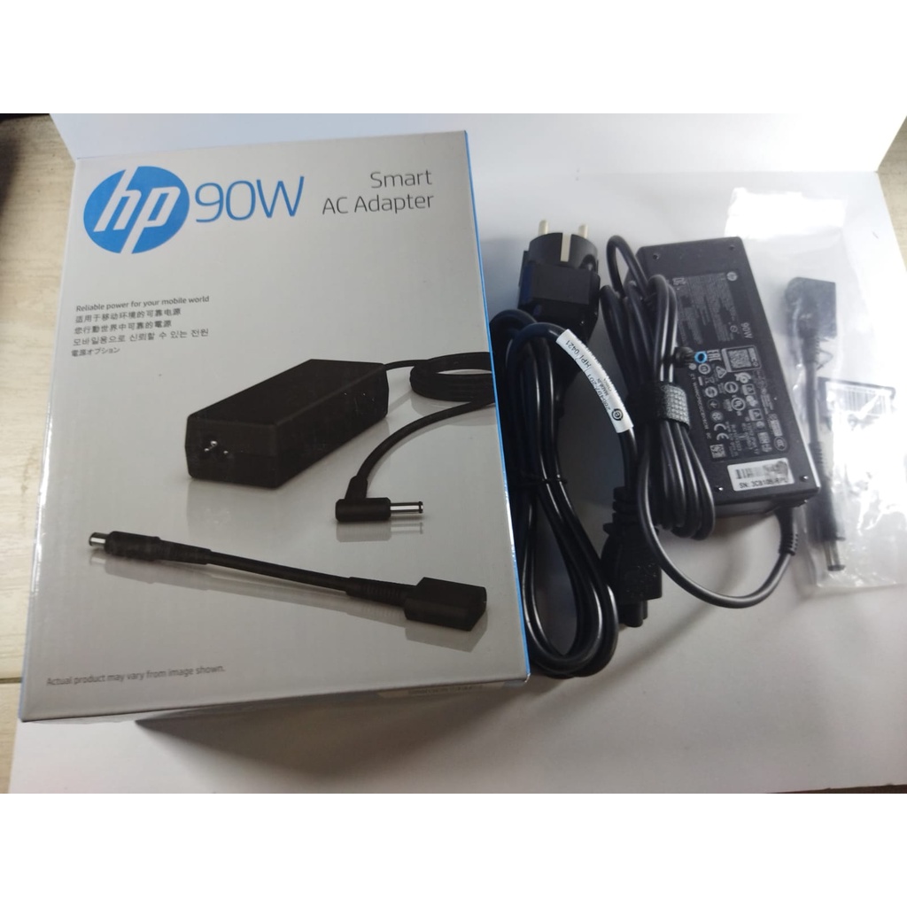 Adaptor Charger Laptop HP Smart AC Adaptor 65W 90W Genuine Original