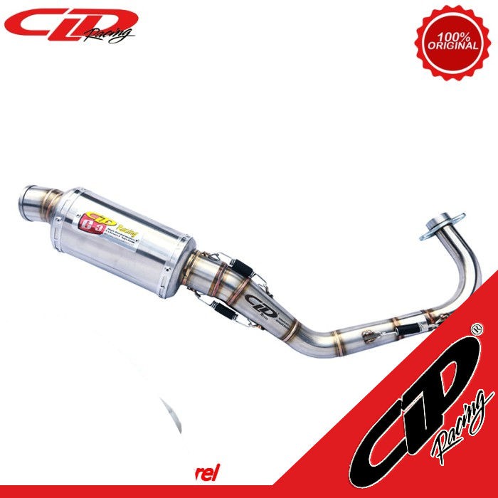 Knalpot CLD C3 oval bulat Mio J Mio M3 Soul GT Xeon