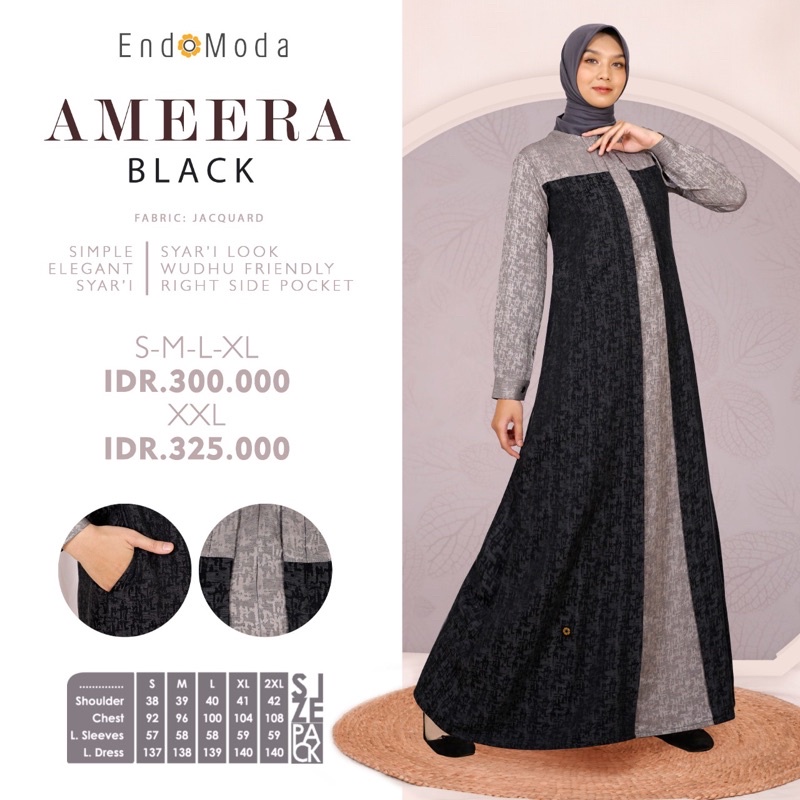 AMEERA | DISKON GAMIS ENDOMODA TERBARU