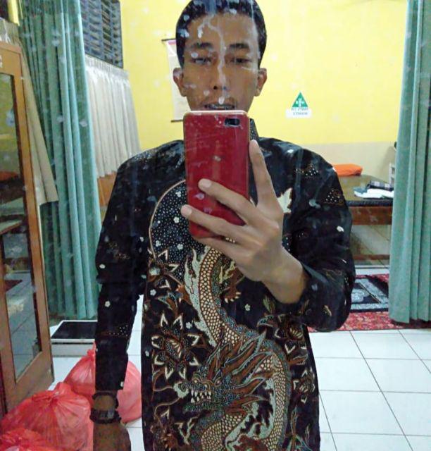 Kemeja Batik Lengan Panjang Ada Size Jumbo Naga Sogan By Florist