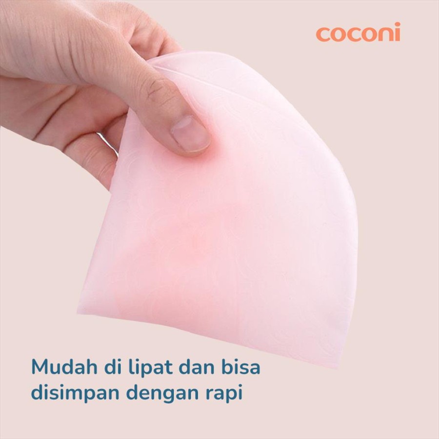 Coconi Ultra-Thin Silicone Bib / Celemek Silikon Bayi