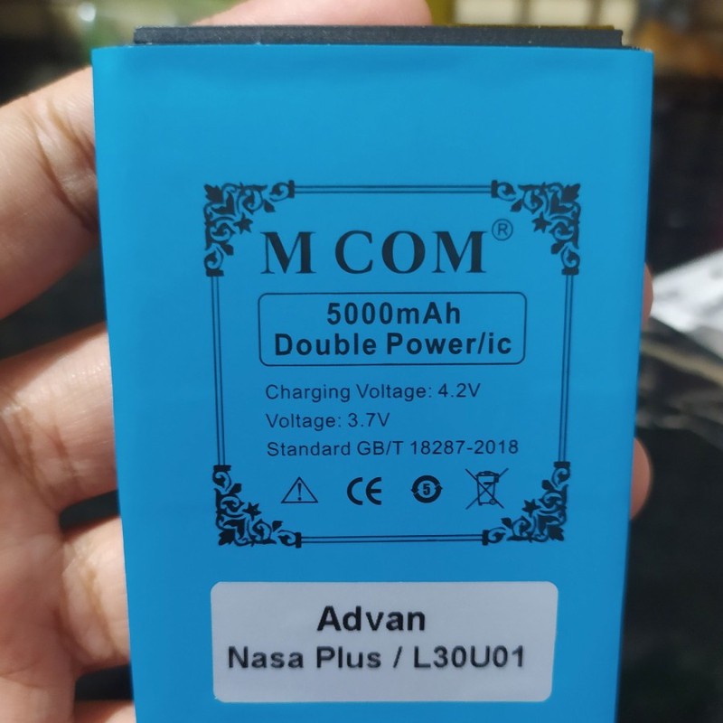 Battery Batre Baterai Double Power Mcom Advan Nasa Plus L30U01