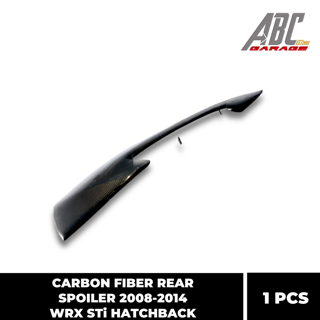 Carbon Fiber Rear Spoiler 2008-2014 WRX STi Hatchback