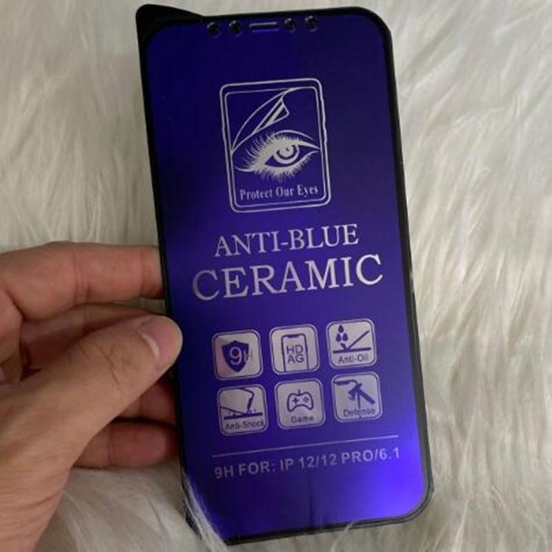 VIVO Y16 Y02S ANTI GORES KERAMIK BLUE ANTI PECAH CERAMIK BLUE - BDC